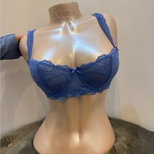 Aubade Women's Elegant Blue Lace Bra